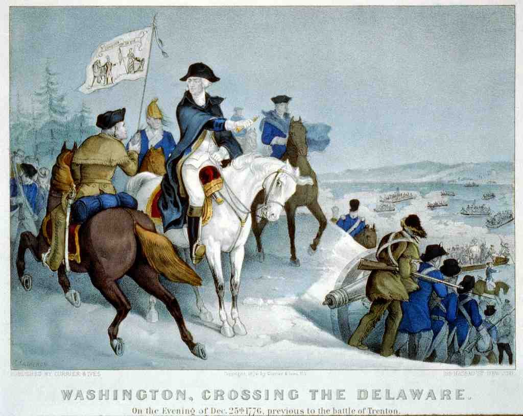 Washington Crossing Vintage A4 Photo Print