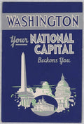 Washington Dc National American World War II Advert Poster