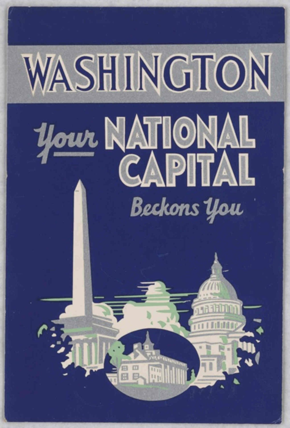 Washington Dc National American World War II Advert Poster