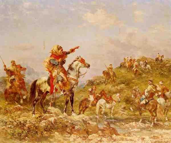 Washington Georges Arab Warriors On Horseback 5 A4 Photo Print