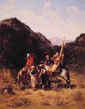 Washington Georges Riders In The Mountain 5 A4 Photo Print