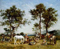 Washington Georges Setting Up Camp 5 A4 Photo Print