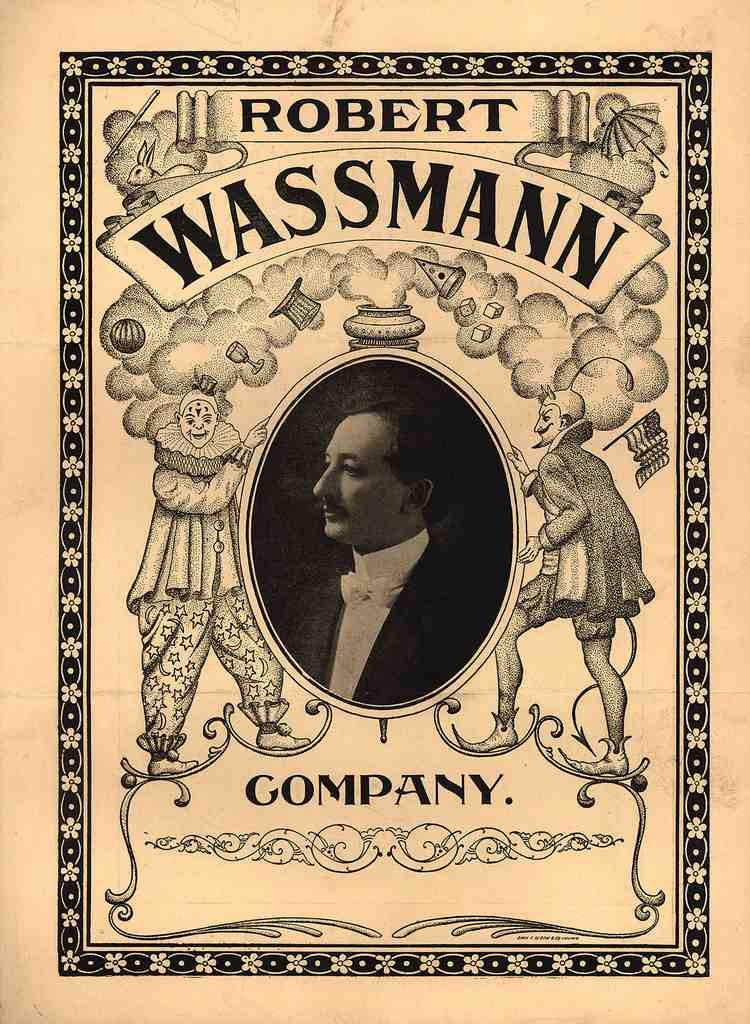 Wassmann Magic Magician Vintage A4 Photo Print
