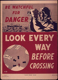 Watchful Danger Soldier Vintage Retro Advert Poster A4 Photo Print