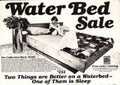 Water Bed Sale 1970s Vintage Retro Advert