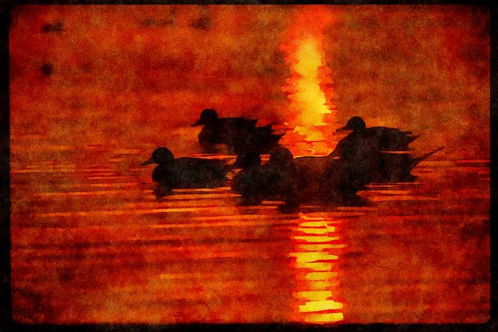 Water Fowl Birds 043089 Pintail A4 Limited Edition Watercolour Print
