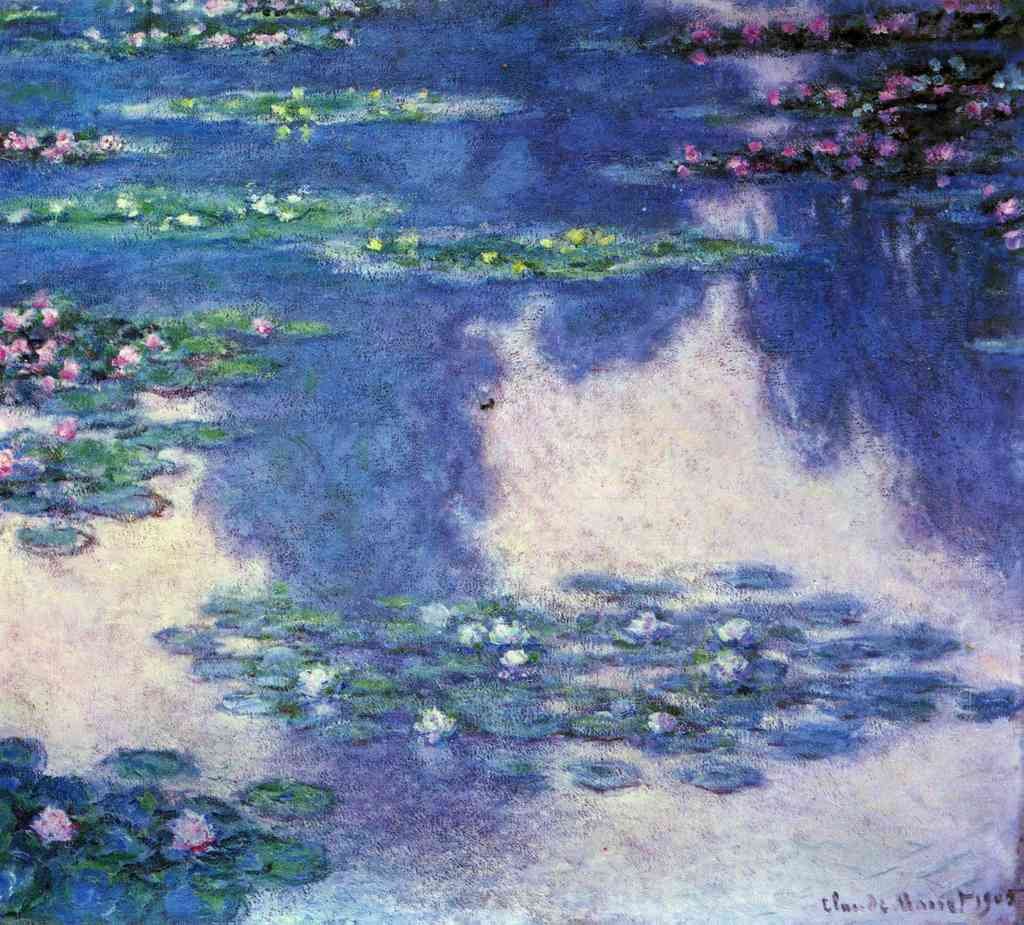 Water Lilies Water Landscape 4 Monet A4 Photo Print