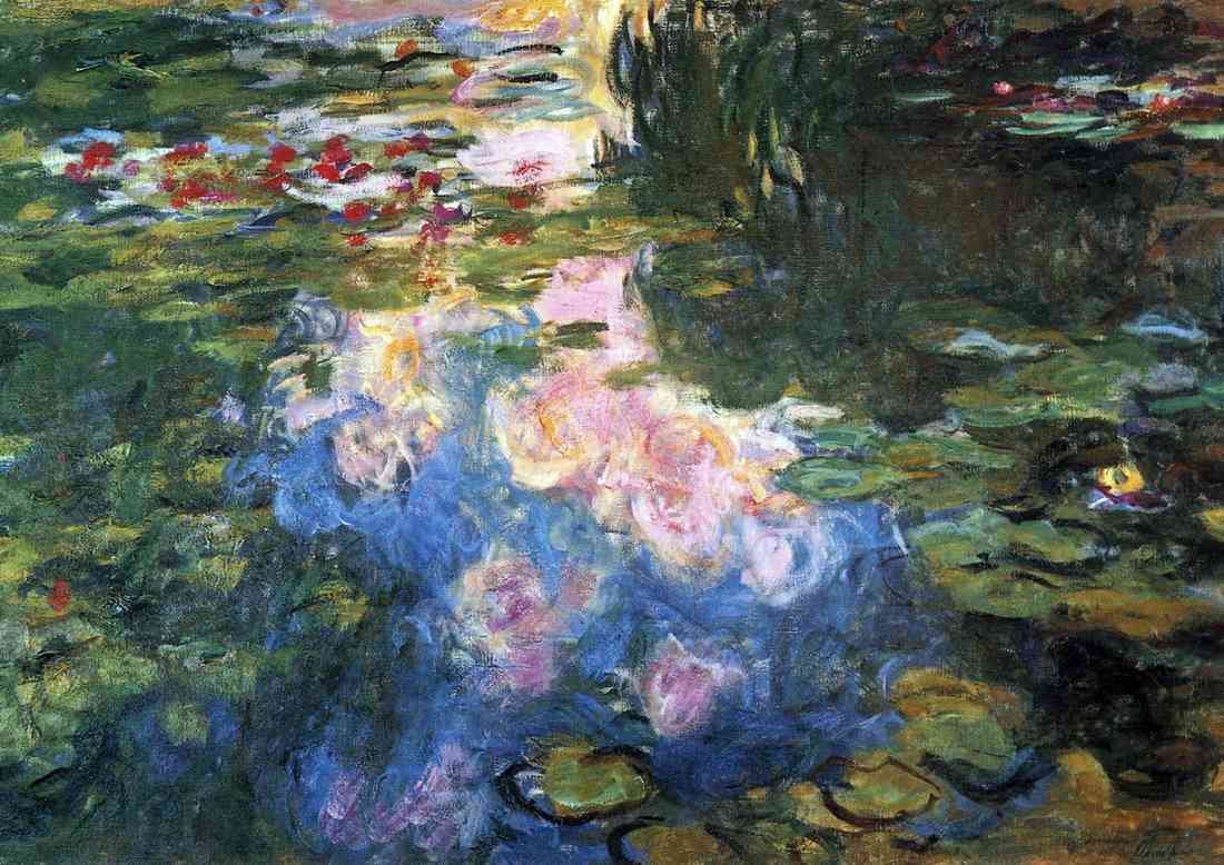 Water Lillies 4 by Monet A4 Photo Print