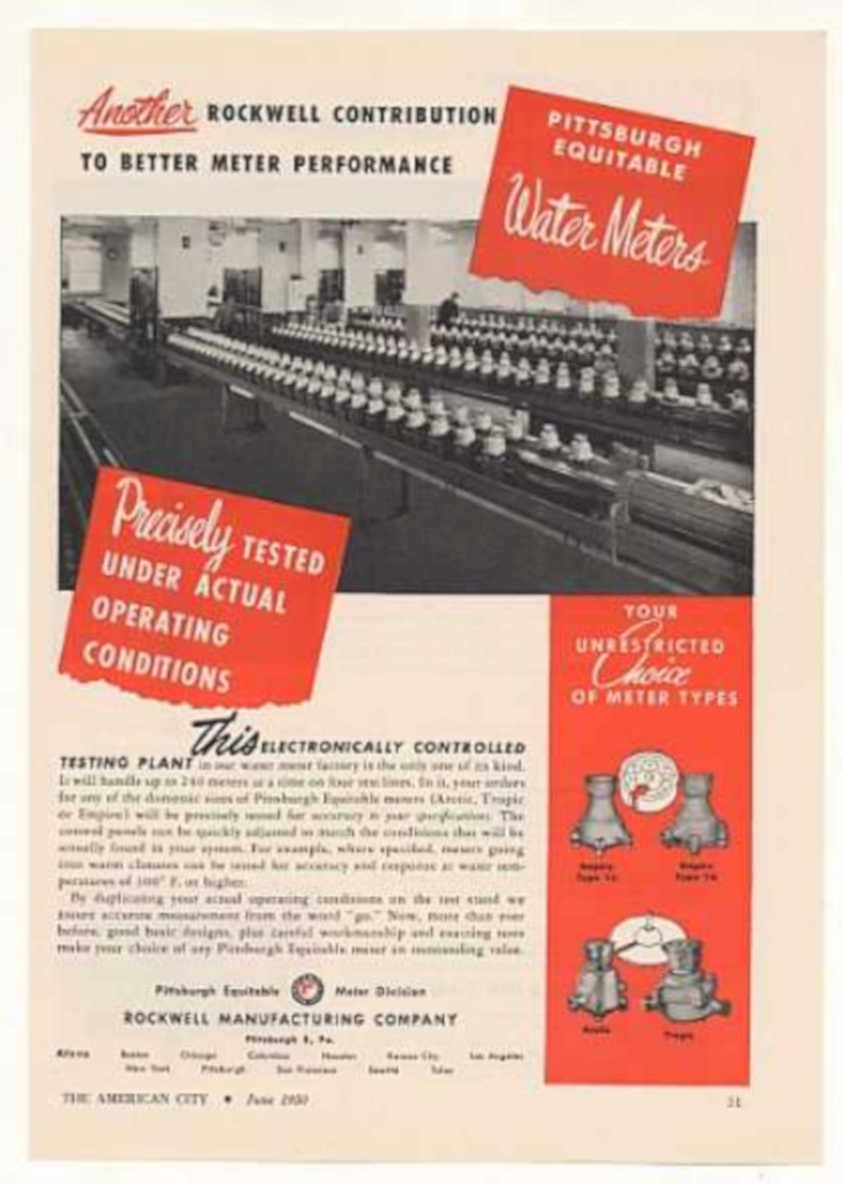 Water Meters Testing Vintage Retro Advert Ads A4 Photo Print