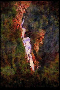 Waterfalls 027095 Waterfall In Jasper National Park A4 Limited Edition Watercolour Print