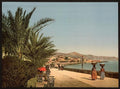 Waterfront promenade San Remo Vintage A4 Photo Print