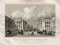 Waterloo London England Shepherd 1827 Vintage A4 Photo Print