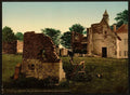 Waterloo the wells of Hougoumont Vintage A4 Photo Print