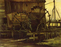 Waterwheels Van Gogh A4 Photo Print