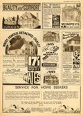 Wates Edwards Houses 1930s Vintage Retro Advert Poster