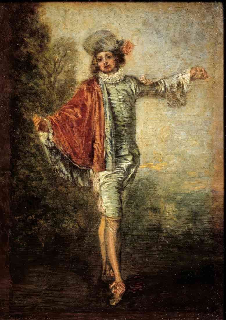 Watteau Antoine 1684 1721 LIndifferent Watteau A4 Photo Print