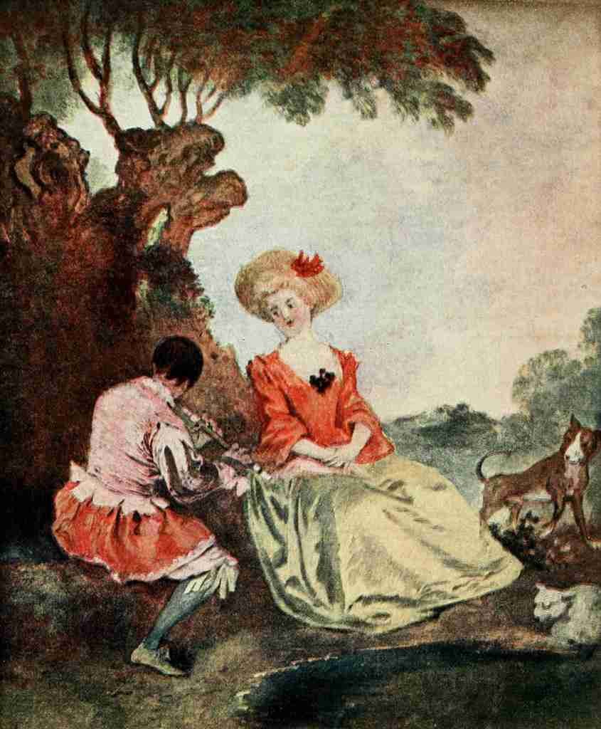 Watteau Antoine 1684 1721 Pastoral Watteau 1910 A4 Photo Print