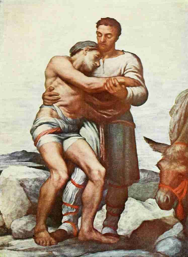 Watts George 1817 1904 Watts 1910 The Good Samaritan A4 Photo Print