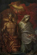 Watts George Frederick Time Death And Judgement 1870S 1886 A4 Photo Print