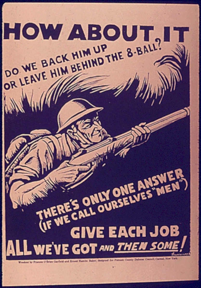 Wave Soldier Answer Vintage Retro Advert Poster A4 Photo Print