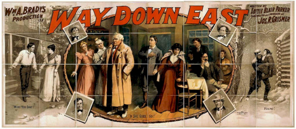 Way Down East 3 Vintage Retro Advert Poster A4 Photo Print