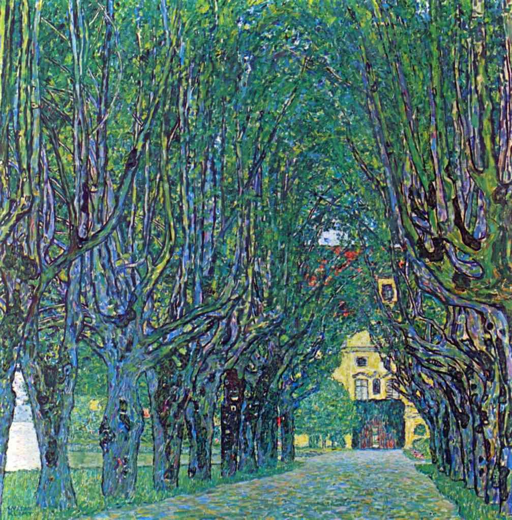 Way To The Park Klimt A4 Photo Print