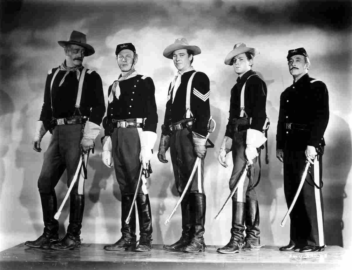 Wayne John She Wore a Yellow Ribbon 1 film star poster A4 Photo Print