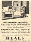 Weathered Oak Library 1930s Vintage Retro Advert Poster