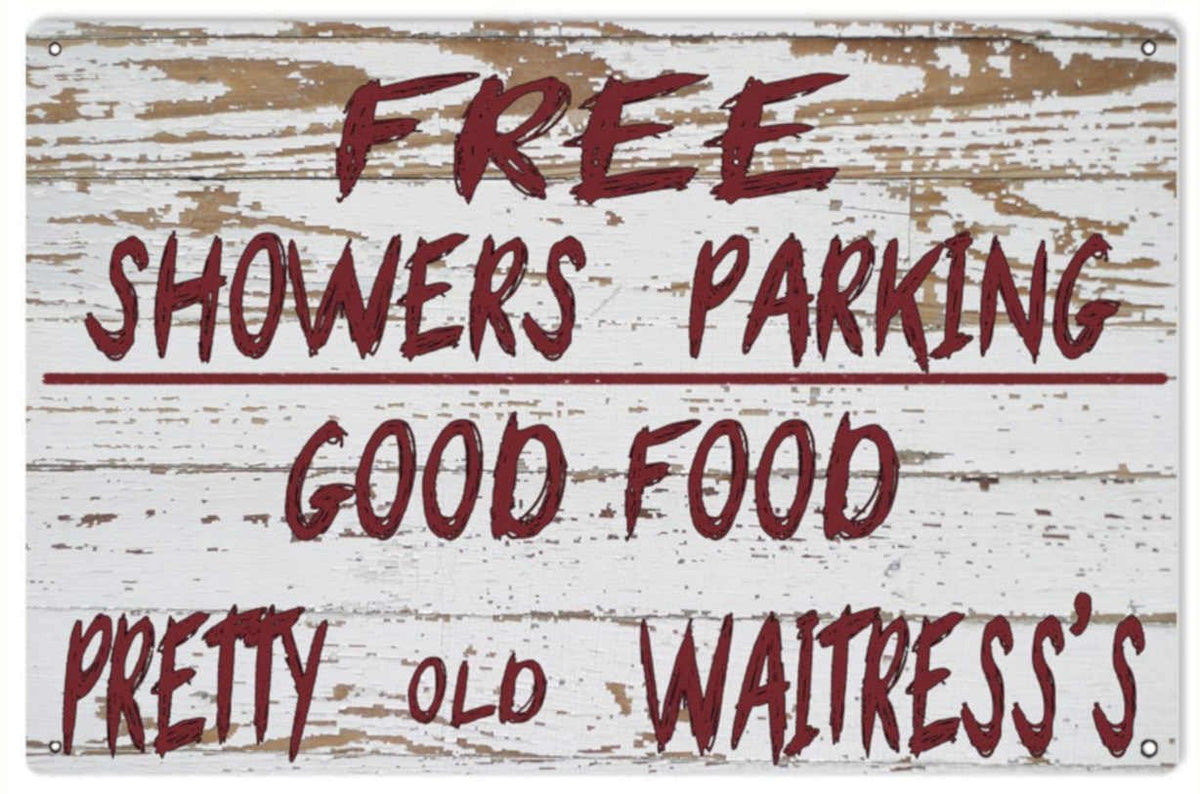 Weathered Sign Diner Vintage Retro Advert Ads A4 Photo Print