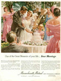Wedding Marriage Life 1950s Vintage Retro Advert Poster