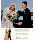 Wedding Scene Kodak 1940s Vintage Retro Advert Poster