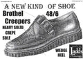 Wedge Heels Creepers 1950s Vintage Retro Advert Poster