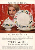 Wedgwood Tea Set 1960s Vintage Retro Advert