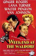  Week End At The Waldorf 01 film star poster A4 Photo Print