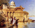 Weeks Edwin Along The Ghats Mathura A4 Photo Print