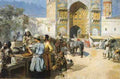 Weeks Edwin An Open Air Restaurant Lahore A4 Photo Print