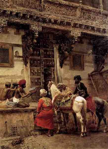 Weeks Edwin Craftsman Selling Cases By A Teak Wood Building Ahmedabad A4 Photo Print