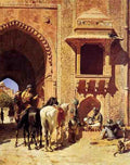 Weeks Edwin Gate Of The Fortress At Agra India A4 Photo Print
