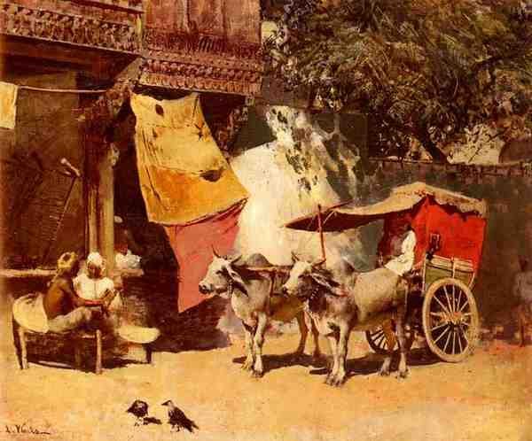 Weeks Edwin Lord An Indian Gharry A4 Photo Print
