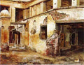 Weeks Edwin Lord Courtyard In Morocco A4 Photo Print