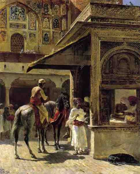 Weeks Edwin Lord Hindu Merchants A4 Photo Print