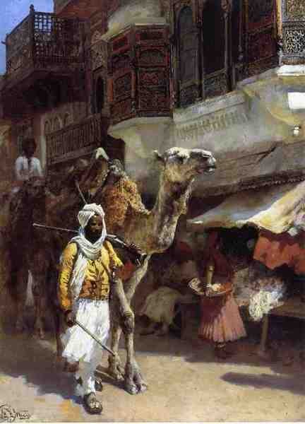 Weeks Edwin Lord Man Leading A Camel A4 Photo Print