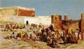 Weeks Edwin Lord Open Market Morocco A4 Photo Print