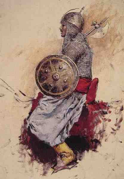 Weeks Edwin Man In Armour A4 Photo Print