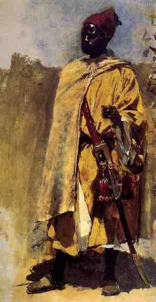 Weeks Edwin Moorish Guard A4 Photo Print