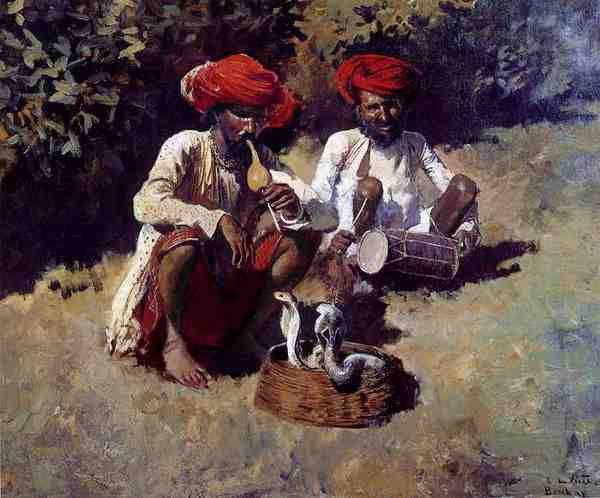 Weeks Edwin The Snake Charmers Bombay A4 Photo Print