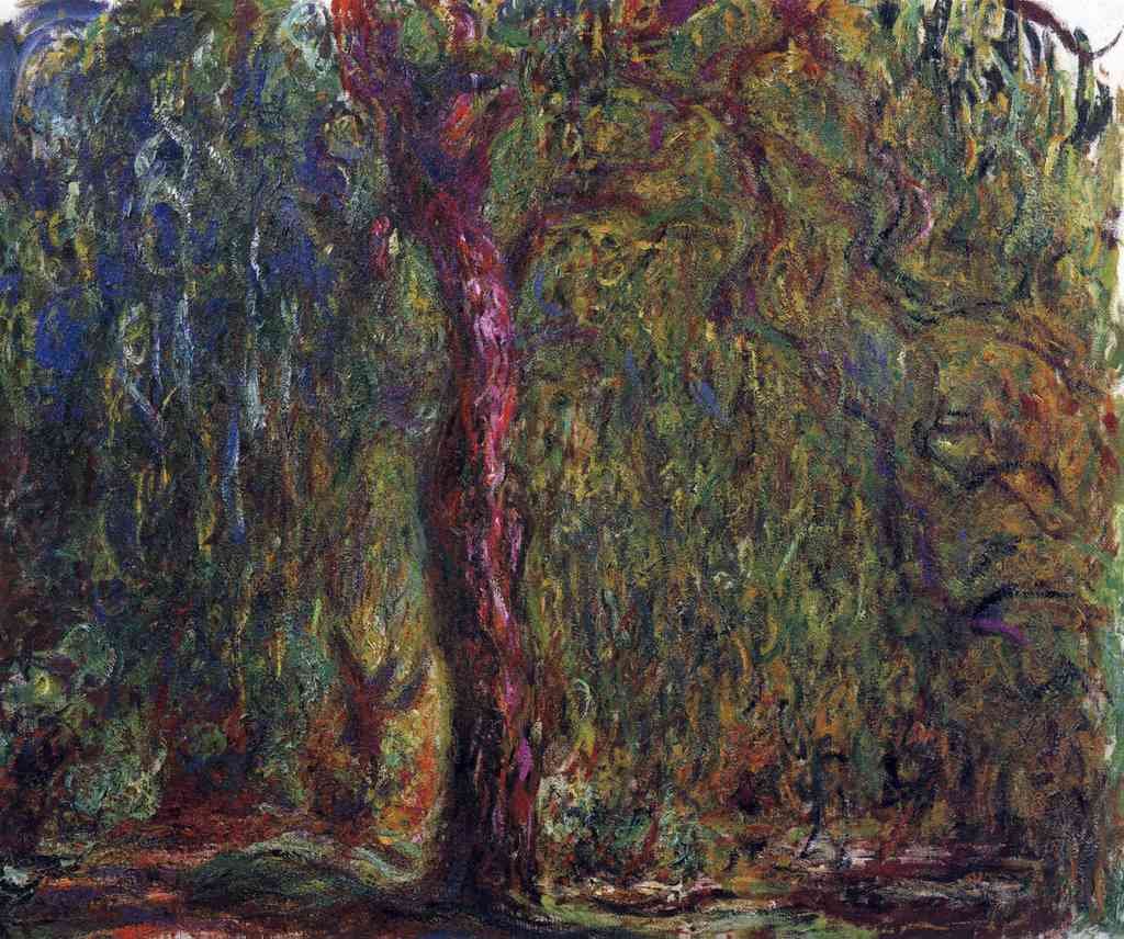 Weeping Willow Monet A4 Photo Print