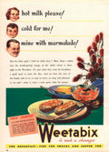 Weetabix Breakfast Kids 1950s Vintage Retro Advert Poster