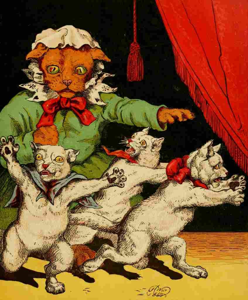 Weir Harrison 1866 Three little kittens A4 Photo Print