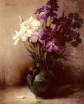 Weir John Ferguson Japanese Iris Six Varieties Art A4 Photo Print
